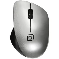 Мышь Oklick 695MW (черный/серебристый) фото 1